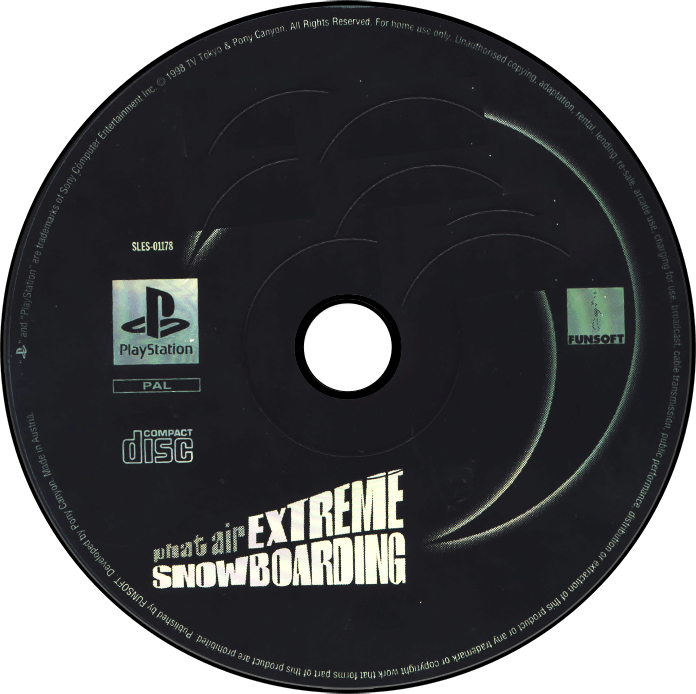 Phat Air Extreme Snowboarding media 5 for Playstation